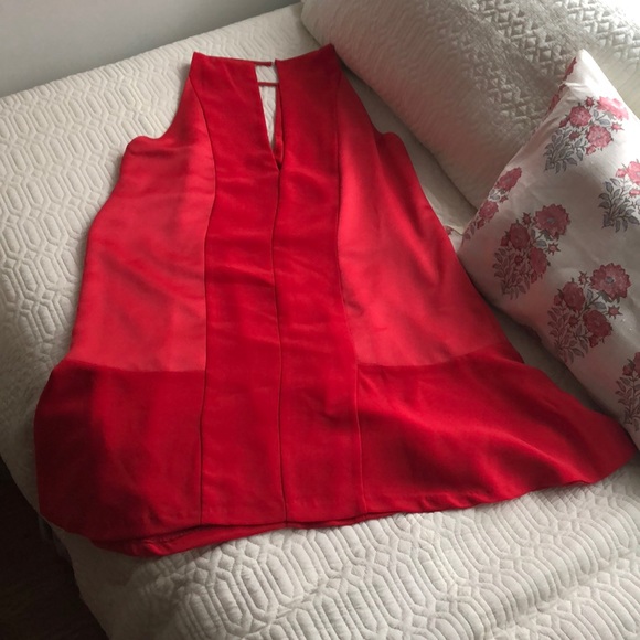 Red Parker Ronan Dress - Picture 4 of 4